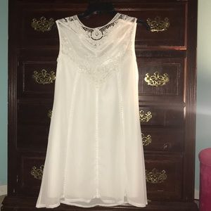 white summer dress